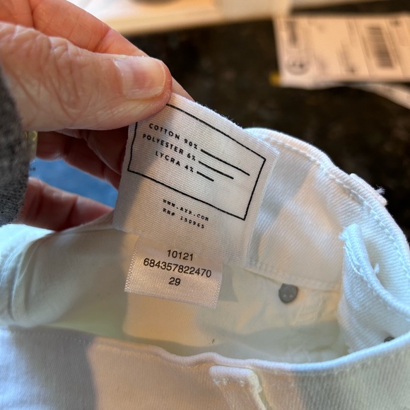 NWOT AYR The Pop straight leg ankle jeans in salt water. Made in LA. Soft. Sz 29 - Picture 12 of 16